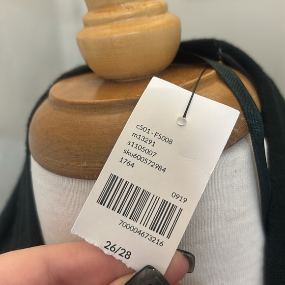 Lane Bryant Dark Green Open Front Cardigan Size 26/28 NWT - Picture 3 of 7